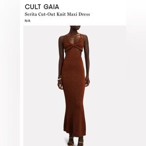 Cult Gaia Serita Cut Out Knit Dress